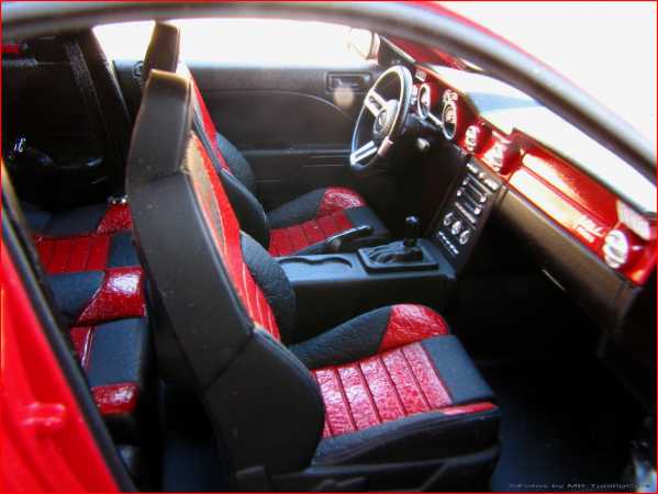 1:18 Tuning Ford Mustang Roush RED Edition + HMC BBS LM Echtalu-Felgen = RAR+OVP